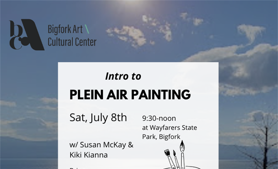 Intro to Plein Air outdoor painting!