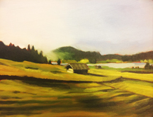 Alpine Meadow Acrylic Painting Workshop