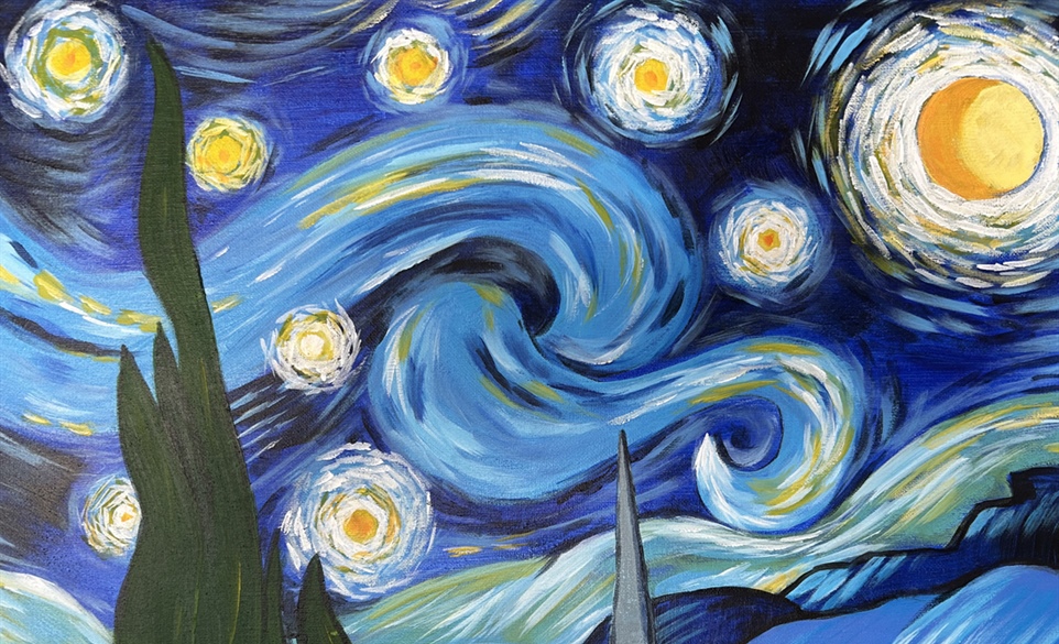 Starry Night Paint Class