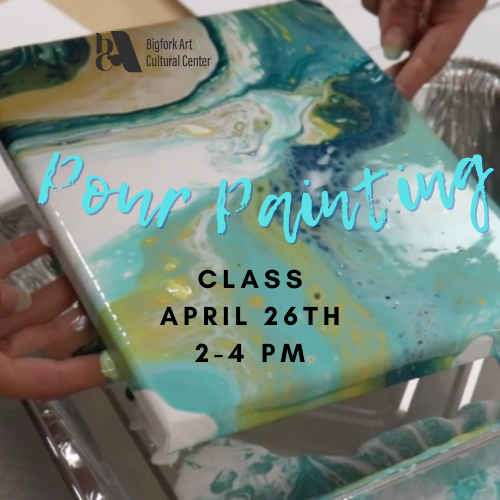 Pour Painting with acrylics, Class