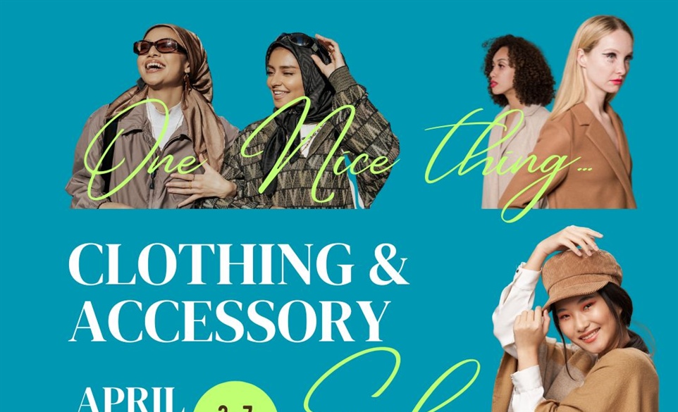 "One Nice Thing" Clothing Sale Fundraiser