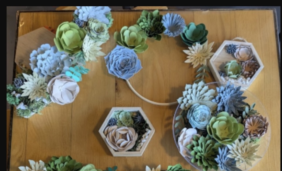 Paper Succulent Creations