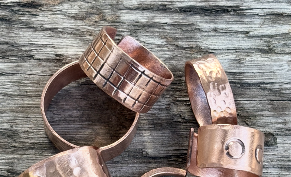 Copper Jewelry Making, Rings