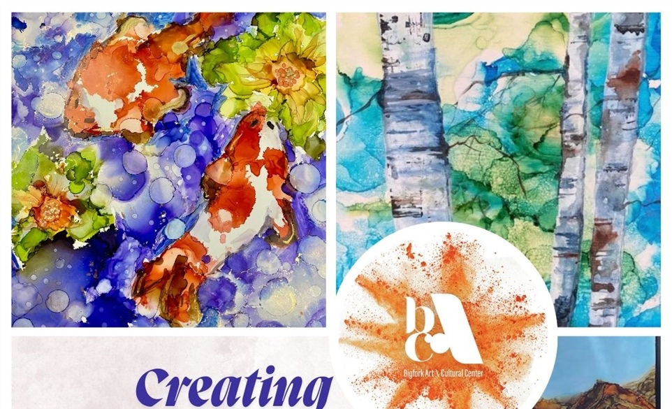 Creating Compositions in Alcohol Ink
