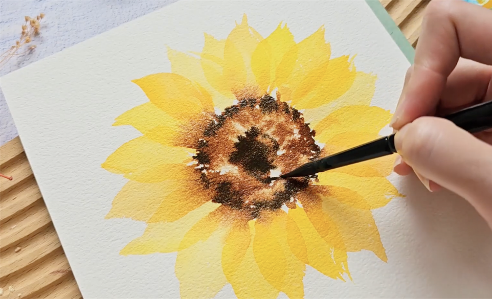 Watercolor Painting Class-Sunflowers