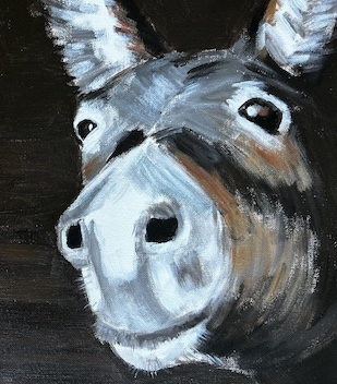 Donkey Painting