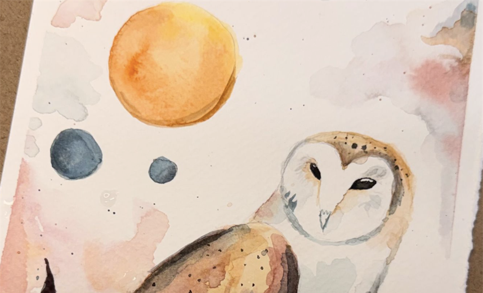 Watercolor Owl