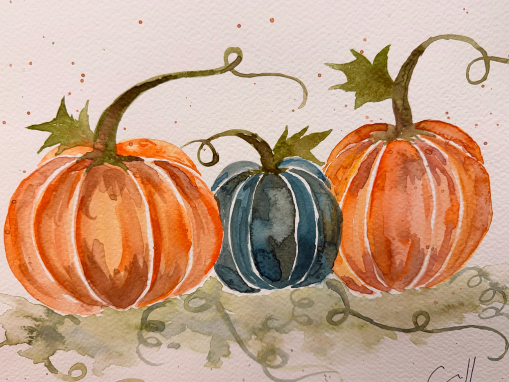 Pick of the Patch: Pumpkin Watercolor