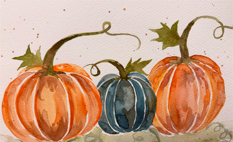 Pick of the Patch: Pumpkin Watercolor