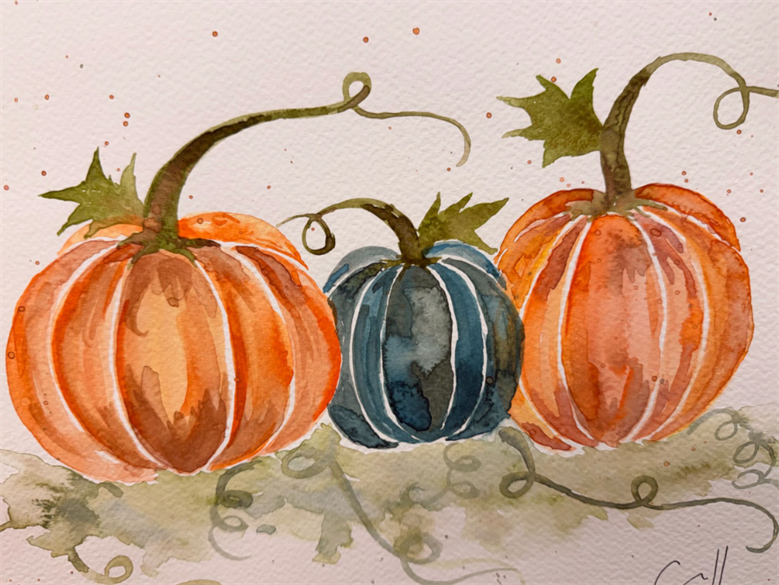 Pick of the Patch: Pumpkin Watercolor