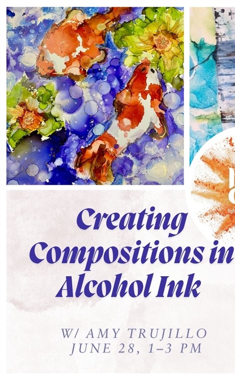 Creating Compositions in Alcohol Ink Gallery image 1