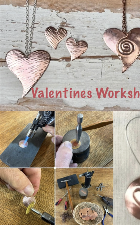 Valentine Copper Jewelry Class- Adults Gallery image 1