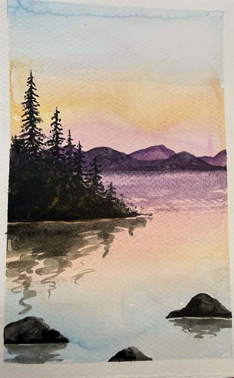 A Study in Reflections- Watercolor Class Gallery image 1